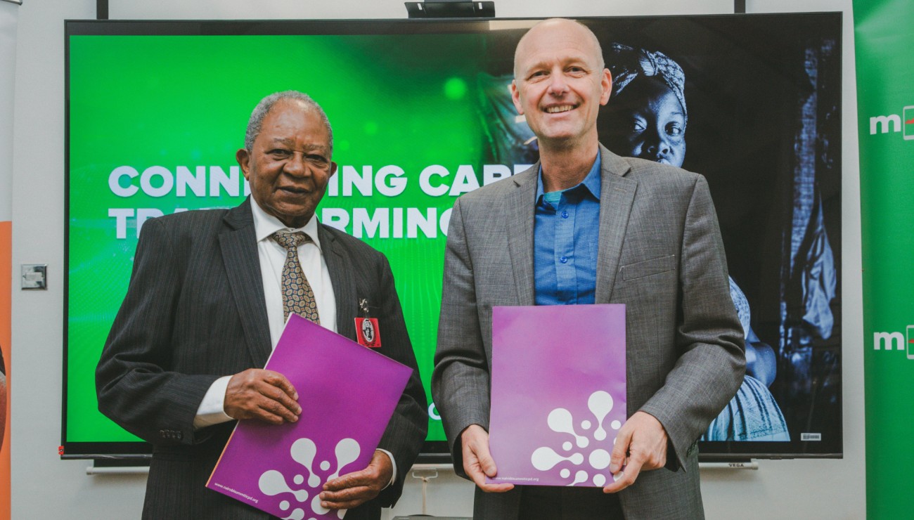 Nicholas Ng'ang'a and Anders Thomsen